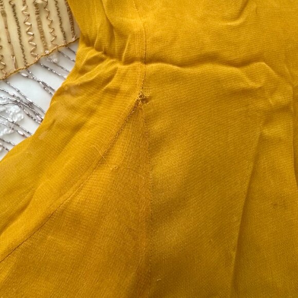 Shloka Khialani Ahora Mustard Lehenga, XS - Picture 10 of 10